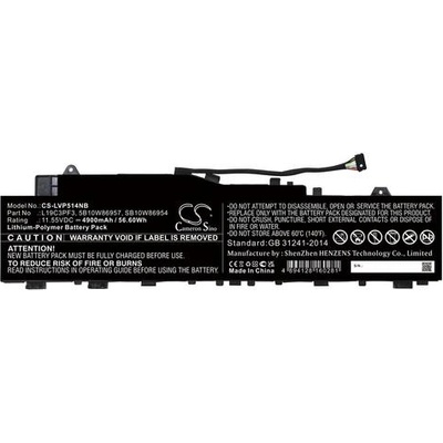 Cameron Sino Батерия за лаптоп LENOVO IdeaPad 5 14 L19C3PF3 LiPo 11.55V 4900mAh CAMERON SINO (CS-LVP514NB)