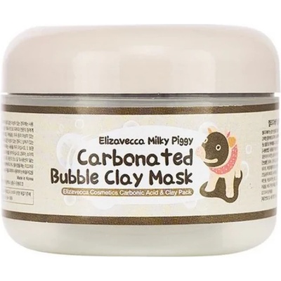 Elizavecca Milky Piggy Carbonated Bubble Clay Mask - Почистваща глинена маска с мехурчета 100г