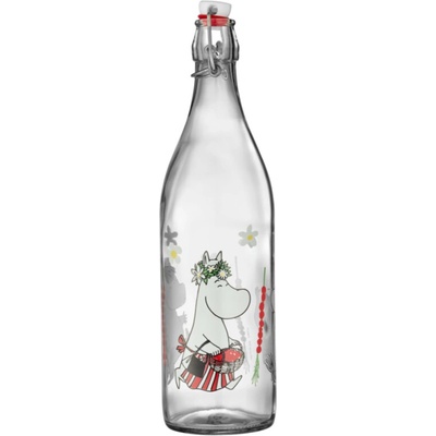 Skleněná lahev Moomin Wild Strawberries 1l