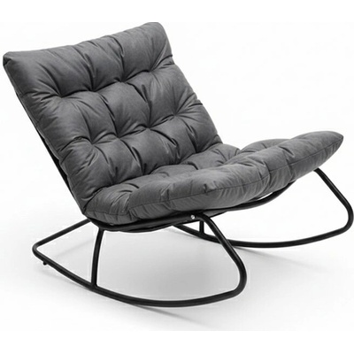 Garden Swing Comfort Mattera G1147 šedé měkké houpací křeslo – Zboží Dáma