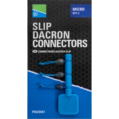 Preston Slip Dacron Connector Micro 3ks