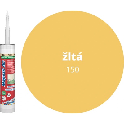 MAPEI Mapesil AC 150 silikon 310g žltá