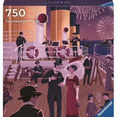 RAVENSBURGER Štvorcové Art & Soul Titanic 750 dielov