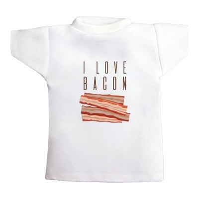 Tričko na láhev I LOVE BACON