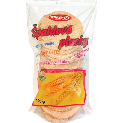 Vepy placky špaldové celozrnné 100 g