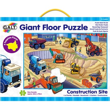 Image 1 of Galt Toys Galt - Гигантски пъзел за под "Строителни машини