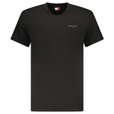 Tommy Hilfiger pánské tričko s krátkým rukávem Black