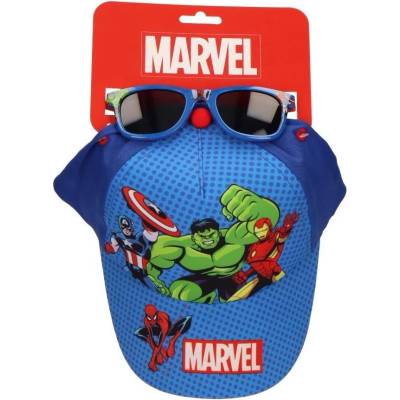Cerda Детски комплект Cerda - Avengers Hulk, шапка и слънчеви очила, 53 cm (2200010731)