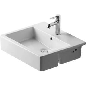 Duravit Vero - Вградена мивка 55x47x17 см, с 1 отвор за смесител, бяла 0314550000 (0314550000)
