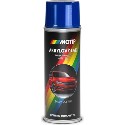 Motip Škoda akrylový sprej autolak 4590 modrá dynamic 150 ml – Hledejceny.cz