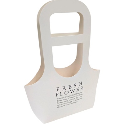 Floristická taška FB058 17x7,5x32,5cm 10 kusů v balení -3 bílá