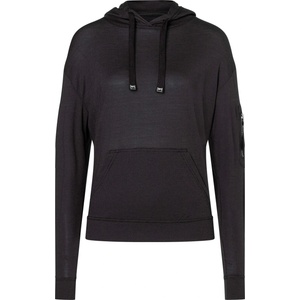 super. natural Дамски вълнен пуловер super. natural Women's Air Hoodie - Jet Black - размер XS (105-7094-0211)