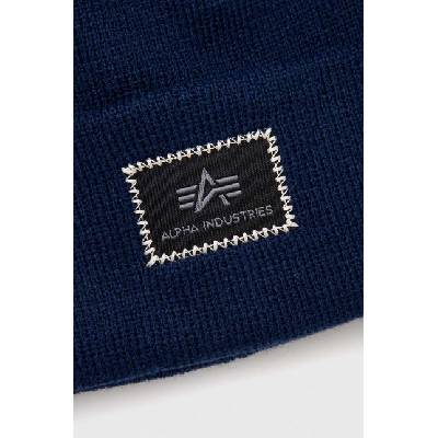 Шапка Alpha Industries X-Fit Beanie в тъмносиньо 168905.07 (168905.07)