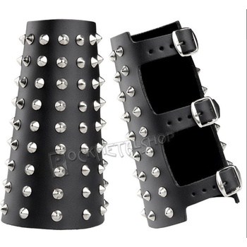 Black & metal кожа на гривната Конуси - bwz-053