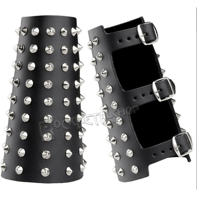 Black & metal кожа на гривната Конуси - bwz-053