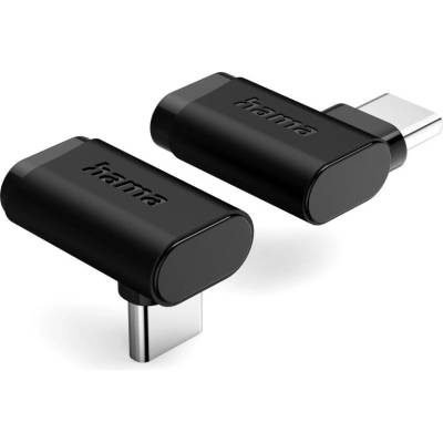 Hama Адаптер 90°C USB-C, USB 3.2 Gen2, 10 Gbit/s, 5 A, 240 W, комплект от 2 (200359)