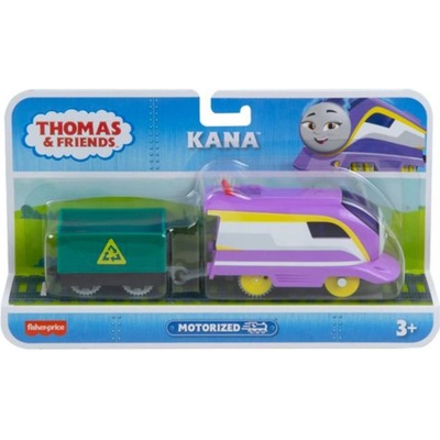 Fisher Price Motorizovaná lokomotiva Kana s nákladem HDY69 HFX93