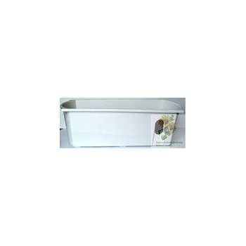 Husqvarna Samozavlažovací truhlík FLORA Plastový 60 cm bílý