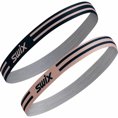 Swix Vantage Elastic Hairband Dark Navy/Peach Whip