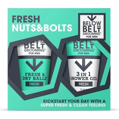 Below the Belt Grooming Fresh Nuts and Bolts подаръчен комплект (за интимна хигиена)
