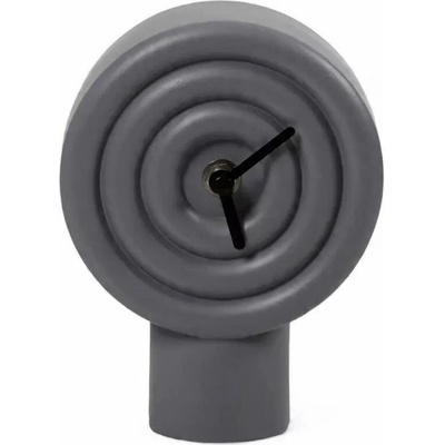 Estilo Home Stolové keramické hodiny 16 cm 1xAA sivé EH0036