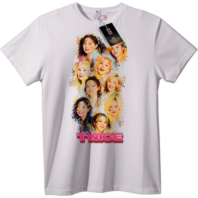 NOONEBRAND Тениска TWICE фен - 7XL, Black