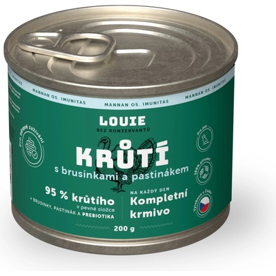 Louie Krůtí s brusinkami pastiňákem a prebiotiky 200 g – Hledejceny.cz