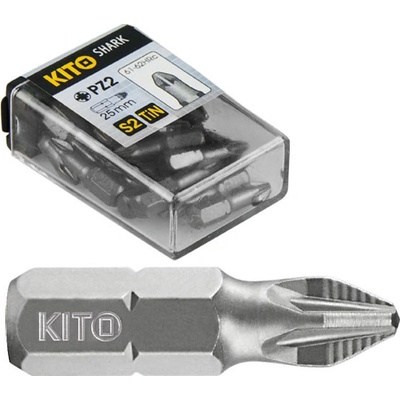 hroty, sada 20ks, PZ 1x25mm, S2