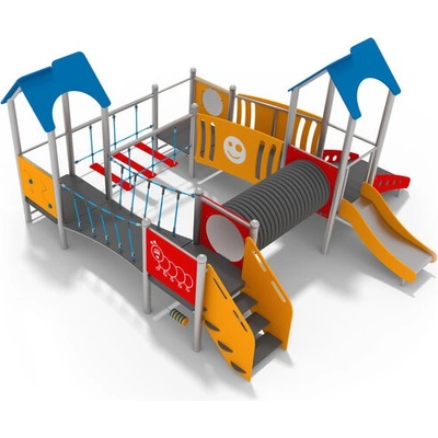 Playground System Dětské hřiště z nerezu se skluzavkou 11580