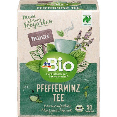 dmBio bio čaj máta peprná 50x1,5 g 75 g