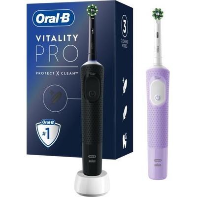 Oral-B Vitality Pro D103 Protect X Clean Duo black/lilac
