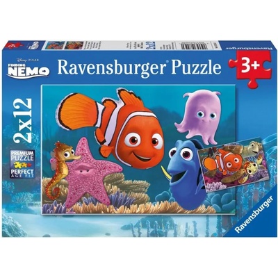 Ravensburger - Puzzle 2x12 Disney: Finging Nemo - 1 - 39 piese