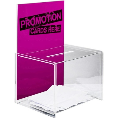 Sigel box pre promoakcie s vhadzovacím výrezom VA150 225 x 310 x 170 mm priehľadná
