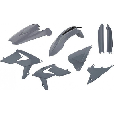 Polisport kompletní plasty BETA 2T/4T 250/300 RR 18-19 šedá NARDO GREY BETA RR 250 4T rok 2018 | Zboží Auto