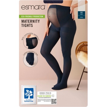 Esmara dámské těhotenské punčochové kalhoty navy modrá