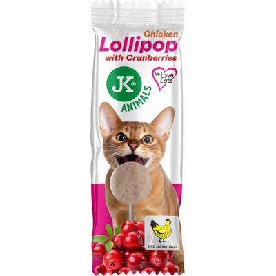 JK Animals kuracie lízatko s brusnicami 1,4 g