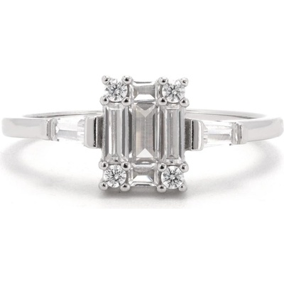 Rafity Stříbrný prsten Royal Sparkle se zirkony R0042 05