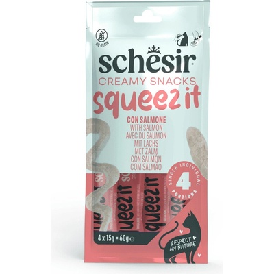 Schesir Squeez It Losos 4x 15 g