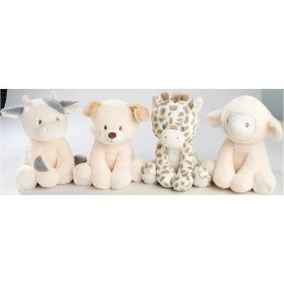 Nicotoy Plyšové zvieratko s hrkálkou 18 cm - 1 kus