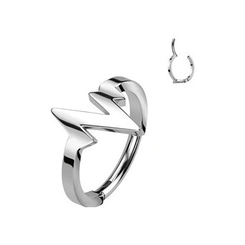 Šperky4U ocelový kruh helix cartilage piercing SG113ST-1210