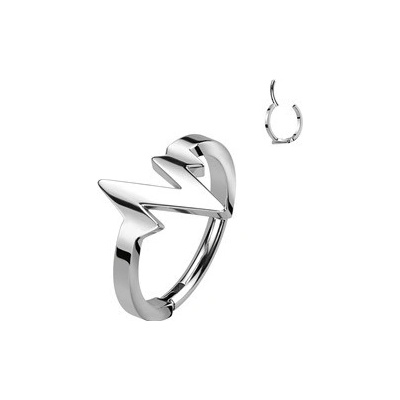 Šperky4U ocelový kruh helix cartilage piercing SG113ST-1210