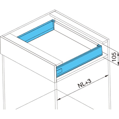 Cemux A Box zásuvka antracit H84/450 mm – Zbozi.Blesk.cz