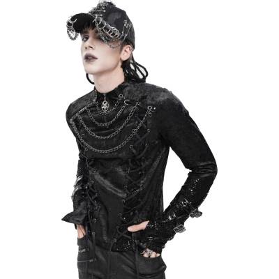 Devil fashion мъжка тениска с дълъг ръкав DEVIL FASHION - Punk - TT301