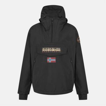 NAPAPIJRI Men's Rainforest Waterproof Rain Anorak - Black Beauty
