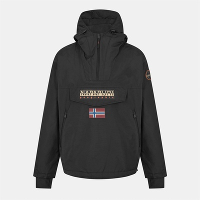 NAPAPIJRI Men's Rainforest Waterproof Rain Anorak - Black Beauty