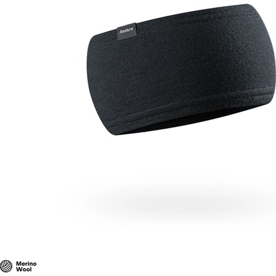 Isadore Merino Headband černá