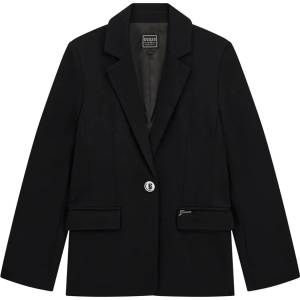 GUESS Елегантно сако в черен цвят за момиче с копче и лого Guess
