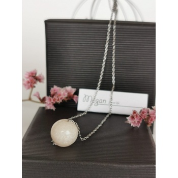 Meganflo Нежен медальон с перла