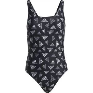 Adidas Бански костюм Adidas AOP Sportswear Swimsuit - Black/White