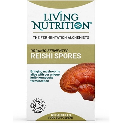 Living Nutrition Fermentované spóry reishi 60 kapslí
